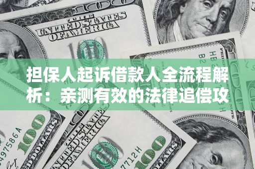 武汉担保人起诉借款人全流程解析：亲测有效的法律追偿攻略
