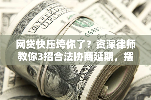 武汉网贷快压垮你了？资深律师教你3招合法协商延期，摆脱暴力催收！