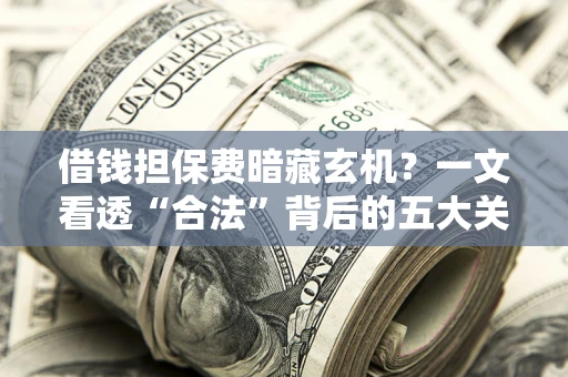 武汉借钱担保费暗藏玄机？一文看透“合法”背后的五大关键陷阱