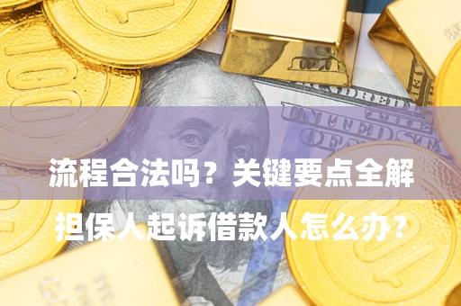 武汉

担保人起诉借款人怎么办？流程合法吗？关键要点全解析