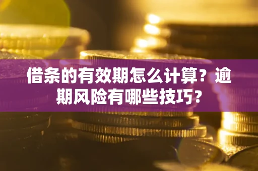 武汉借条的有效期怎么计算？逾期风险有哪些技巧？